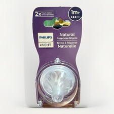 Philips Avent Natural Response Nipple 1mo - 2 Pack