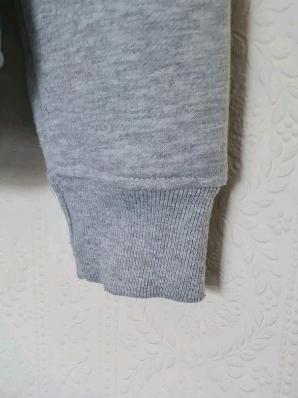 Lee Cooper Hombre Gris Polar Pullover Sudadera con Capucha Con Logo, Talla M 44-46PECHO