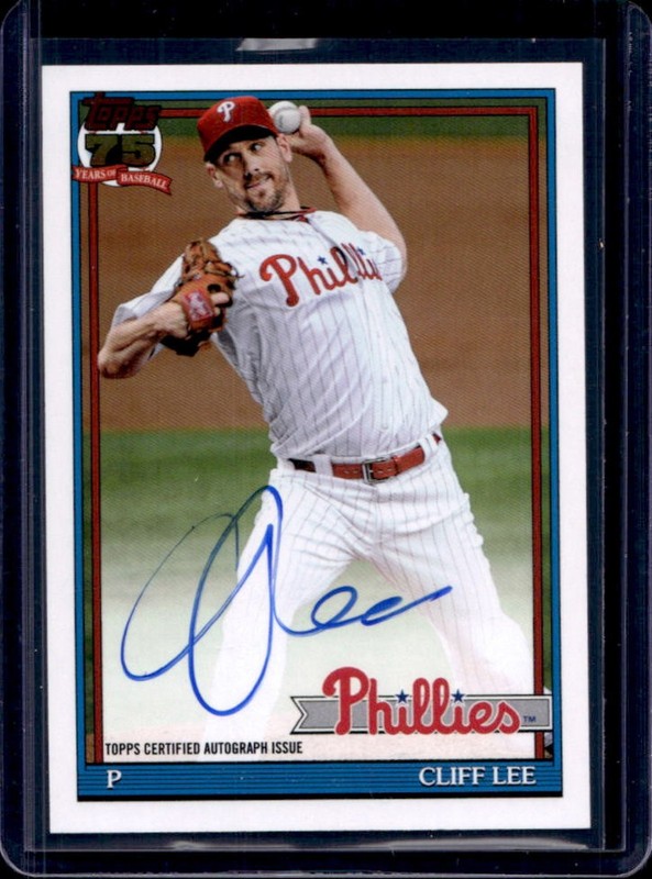 2026 Topps Cliff Lee 1991 Auto Autograph #91B2-CLE Phillies