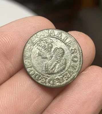 DOMBES - MARIE DE BOURBON-MONTPENSIER - DOUBLE TOURNOIS 1628 TREVOUX - Photo 1/4