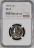 1969-D 25C Washington Quarter Dollar NGC MS67 4502082-011