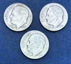 1948, 1948-D, 1948-S  Roosevelt Silver Dimes , 3 coin lot