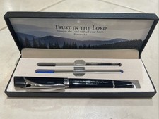 Deluxe Scripture Pen with 2 ink refills Trust in the Lord Proverbs 3:5 New