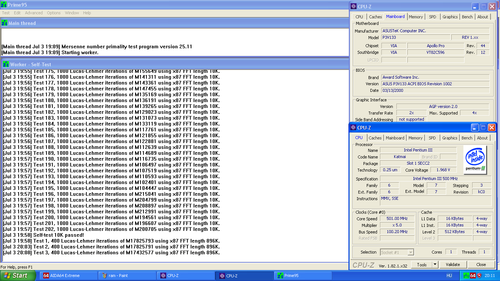 ASUS P3V133, Slot 1, Intel Motherboard ISA ATX + Pentium III 500MHz + 384MB RAM - Picture 22 of 23