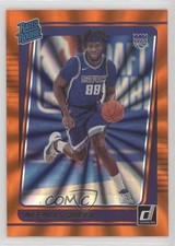 2021-22 Panini Donruss Rated Rookie Holo Orange Laser Neemias Queta #206 0t4g