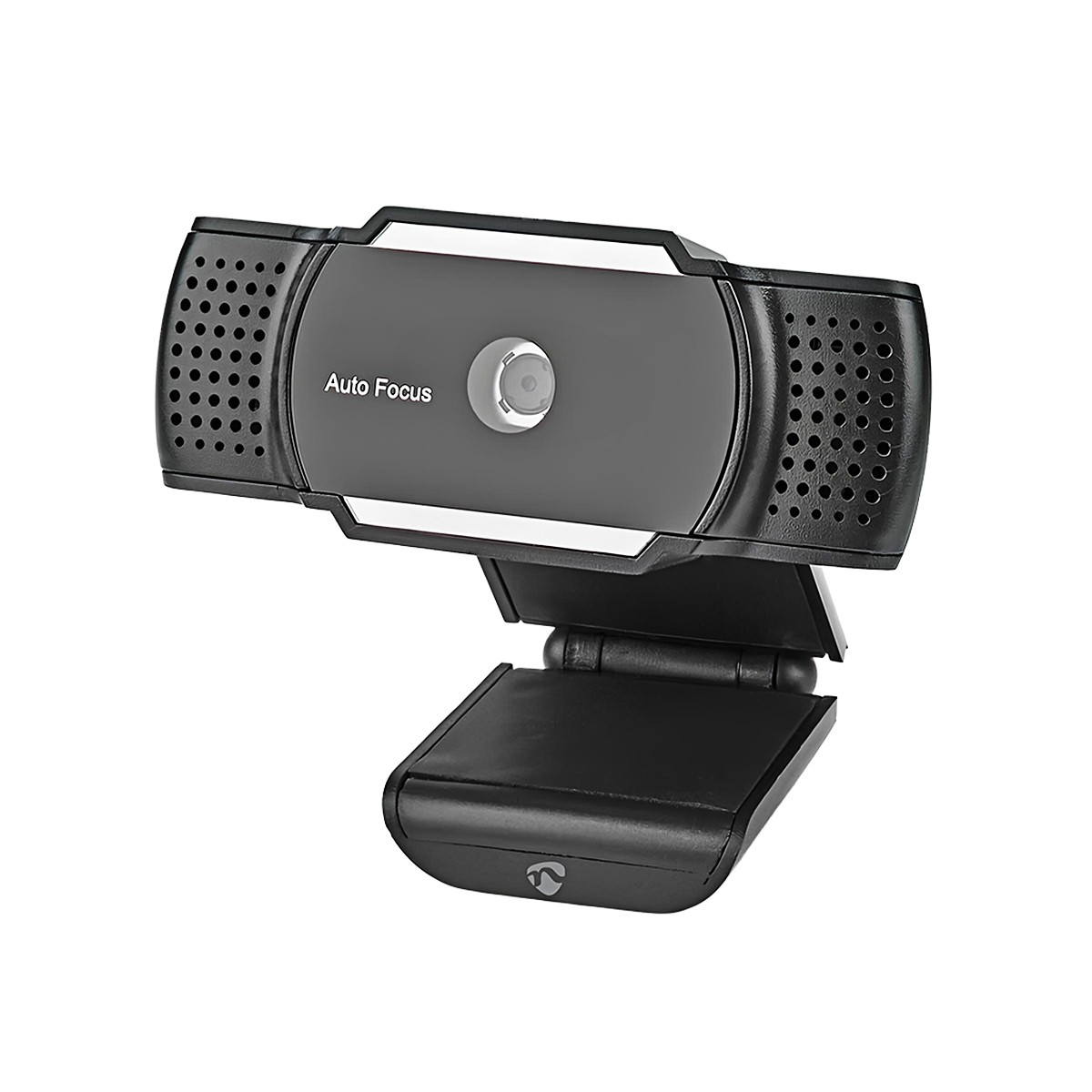 Webcam 2K Nedis pour télétravail avec autofocus et microphone intégré