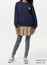 Uniqlo Kid  s HEATTECH Pile Lined Leggings  Extra Warm Size9-10