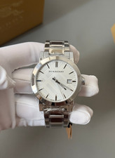 Brand New Burberry BU9000 Stainless Steel With Silver Dial Unisex Watch