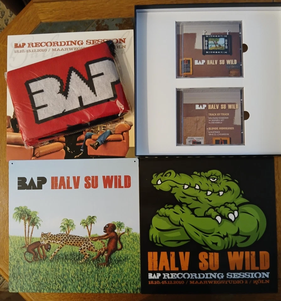 BAP: Halv su wild Limited Amazon-Box mit Schal, Metallschild und Postern - Bild 3 von 3