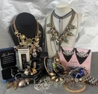Lot of 40 Vintage Mod Rhinestone Crystal Costume Jewelry Kate Spade Espo J. Crew