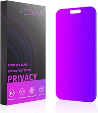 Compatible for Iphone 17 Pro Privacy Screen Protector 6.3 Inch, Purple Gradient 
