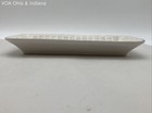Pfaltzgraff Winterberry Serving Tray Platter Rectangular Basketweave Stoneware — photo 2