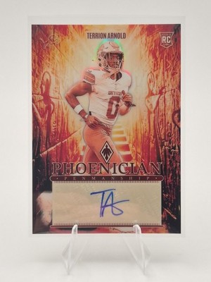 TERRION ARNOLD 2024 Panini Phoenix Phoenician Penmanship #PRP-TAD Auto RC