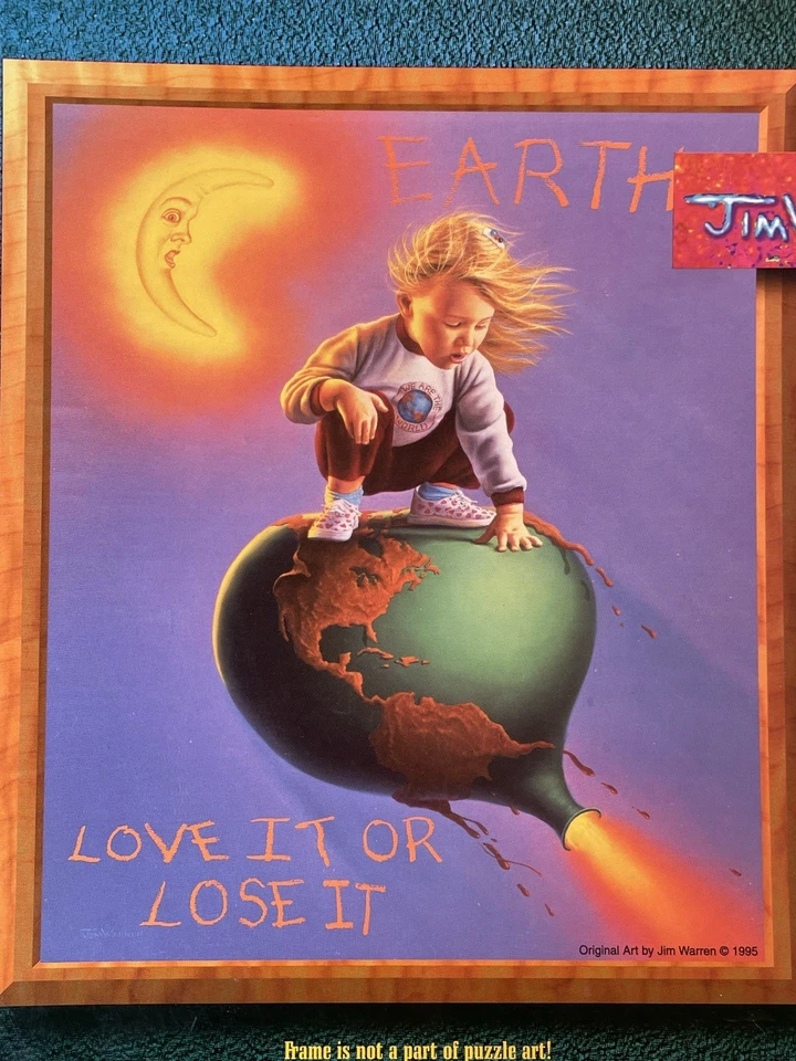 Rompecabezas Sunsout 550 piezas vintage 1995 Jim Warren lo ama o lo pierde - RARO Foto 2 de 4
