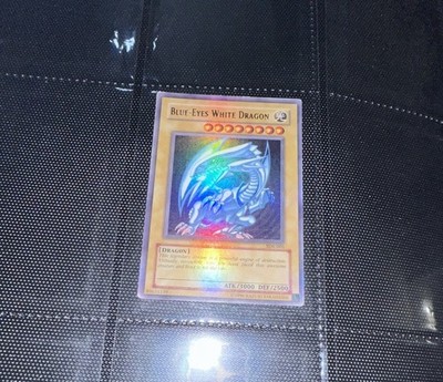 Yugioh Blue Eyes White Dragon SDK-001 Holo Bleed Misprint DMG | eBay
