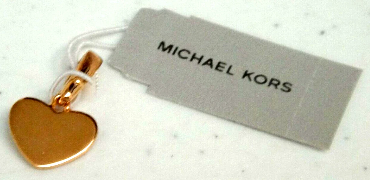 Ciondolo MICHAEL KORS oro rosa argento sterling 925 cuore amore MKC1170AA791