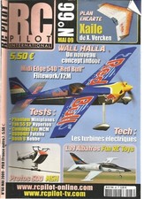 RC PILOT N°66 WALL HALLA / MIDI EDGE 540 "RED BULL" / LES TURBINES ELECTRIQUES