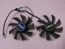 Pair Fans Cooler Fan For ASUS GTX 680 HD7950 HD7970 T129025SU 95mm Graphics Card
