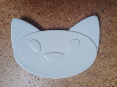 Koziol Seifenschale Miaou, Seifenablage, Katze, weiß, gebraucht