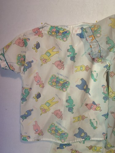 Pigiama Vintage Jm Creations Teletubbies Bottoni Top Pantaloni Needlecraft Made R.P. - Foto 19 di 22