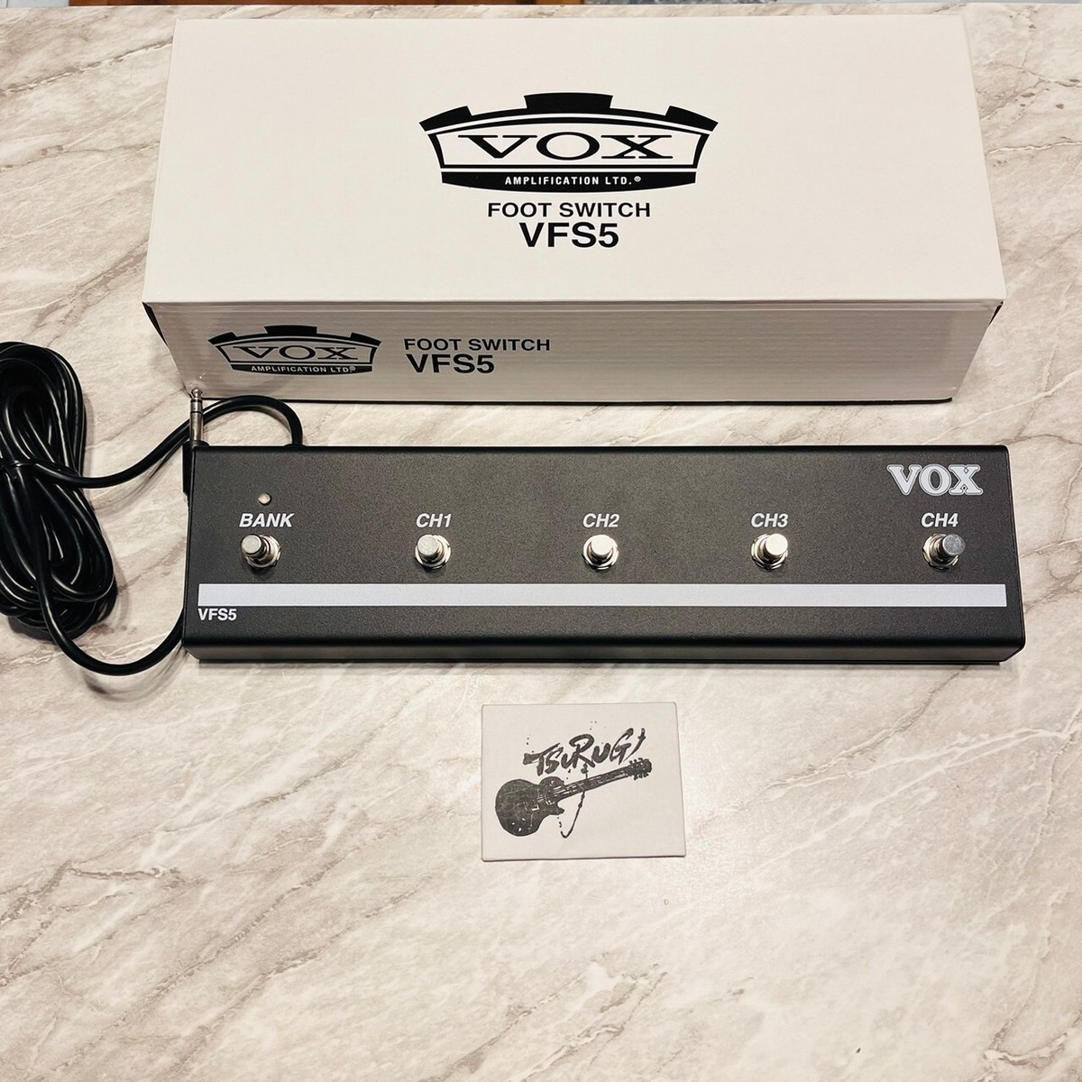 Vox VF5S フットスイッチ Vox VFS5 Footswitch – United States