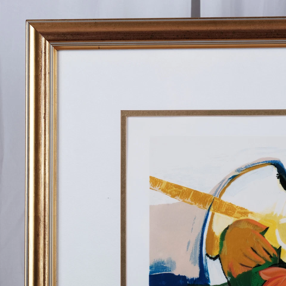 Hessam Abrishami "Figures with Guitar" Hand Signed L.E. Lithograph 187/295 - Image 4 of 4