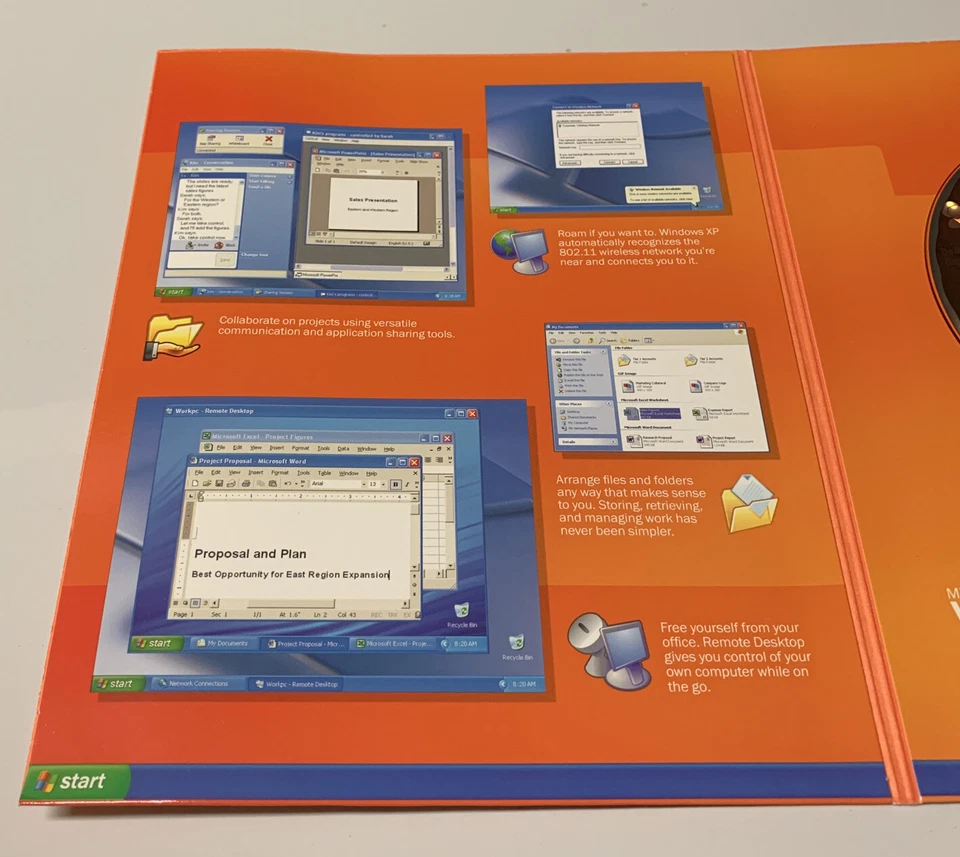 MICROSOFT WINDOWS XP PROFESSIONAL w/SP2 FULL OPERATING SYSTEM MS WIN PRO - Image 3 of 4