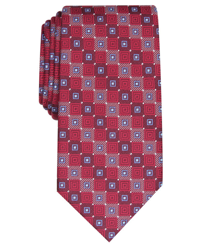 Perry Ellis Mens Geometric Neat Tie Sumner Neat One Size 3990₽