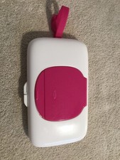 OXO Pink Tot On The Go Baby Wipes Travel Dispenser. Excellent Condition.