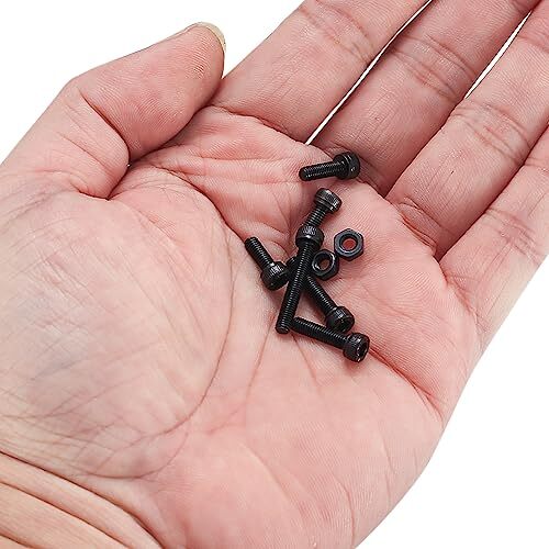 Small Metric Screws and Nuts, 420 Pcs Hex Socket Head Cap Screws and Nuts - Picture 3 of 7
