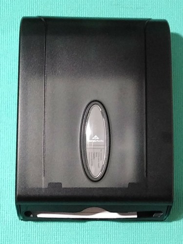 Georgia Pacific Translucent Smoke Combination C-Fold Multifold Towel Dispenser