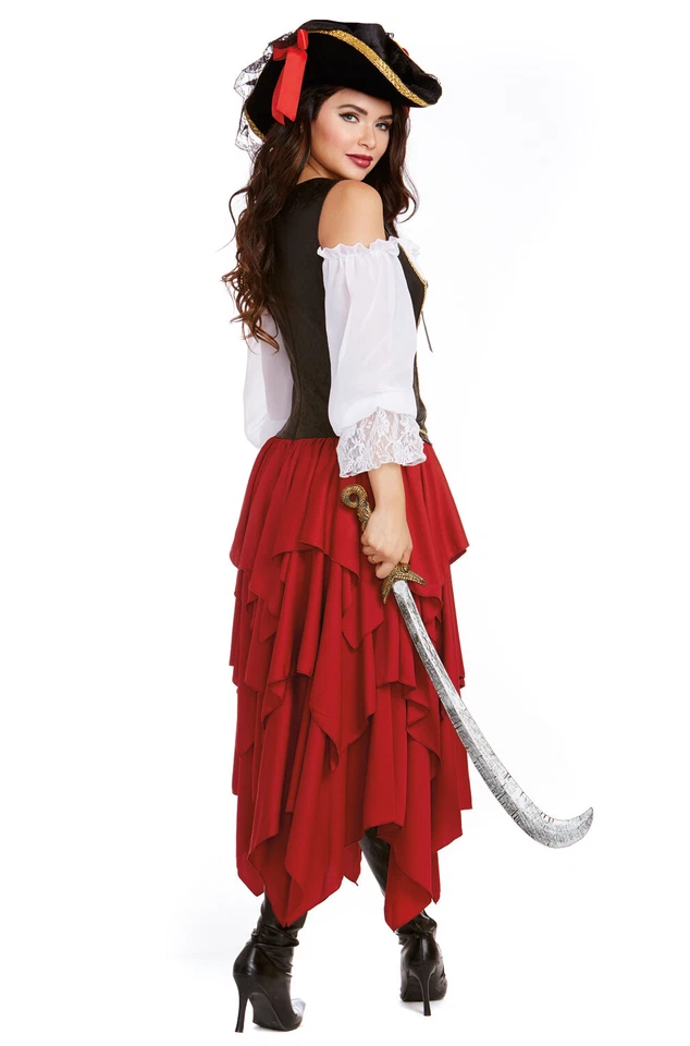 Brand New Ships Ahoy Pirate Lass Adult Costume - Image 2 of 2