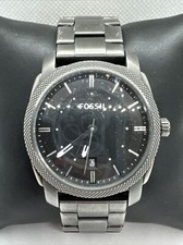 Fossil Machine FS4774 Men Smoke Stainless Steel Analog Dial Quartz Watch AEA050