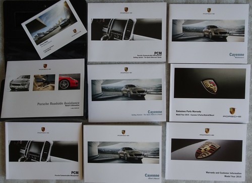 PORSCHE CAYENNE 2011 - 15 OWNERS MANUAL BOOK'S SET WITH MAP & PORSCHE LOGO - Picture 11 of 12