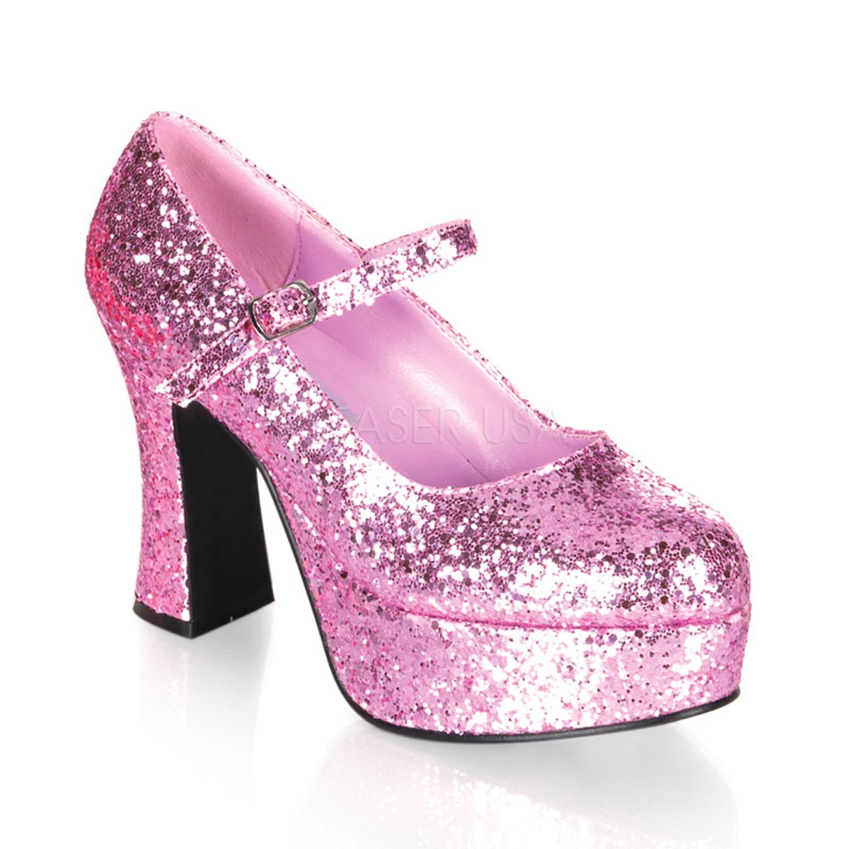 Light pink hotsell sparkly heels