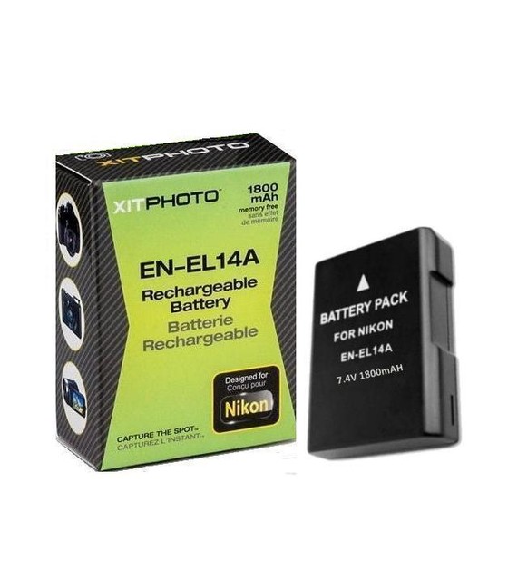 Hi Capacity ENEL14a Lithium Ion Battery for Nikon D5500 D3500 D3400