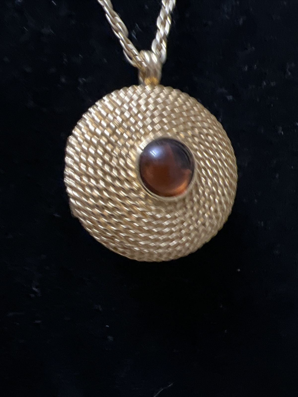 Signed Beeline Gold Tone (empty) Solid Perfume Ho… - image 8