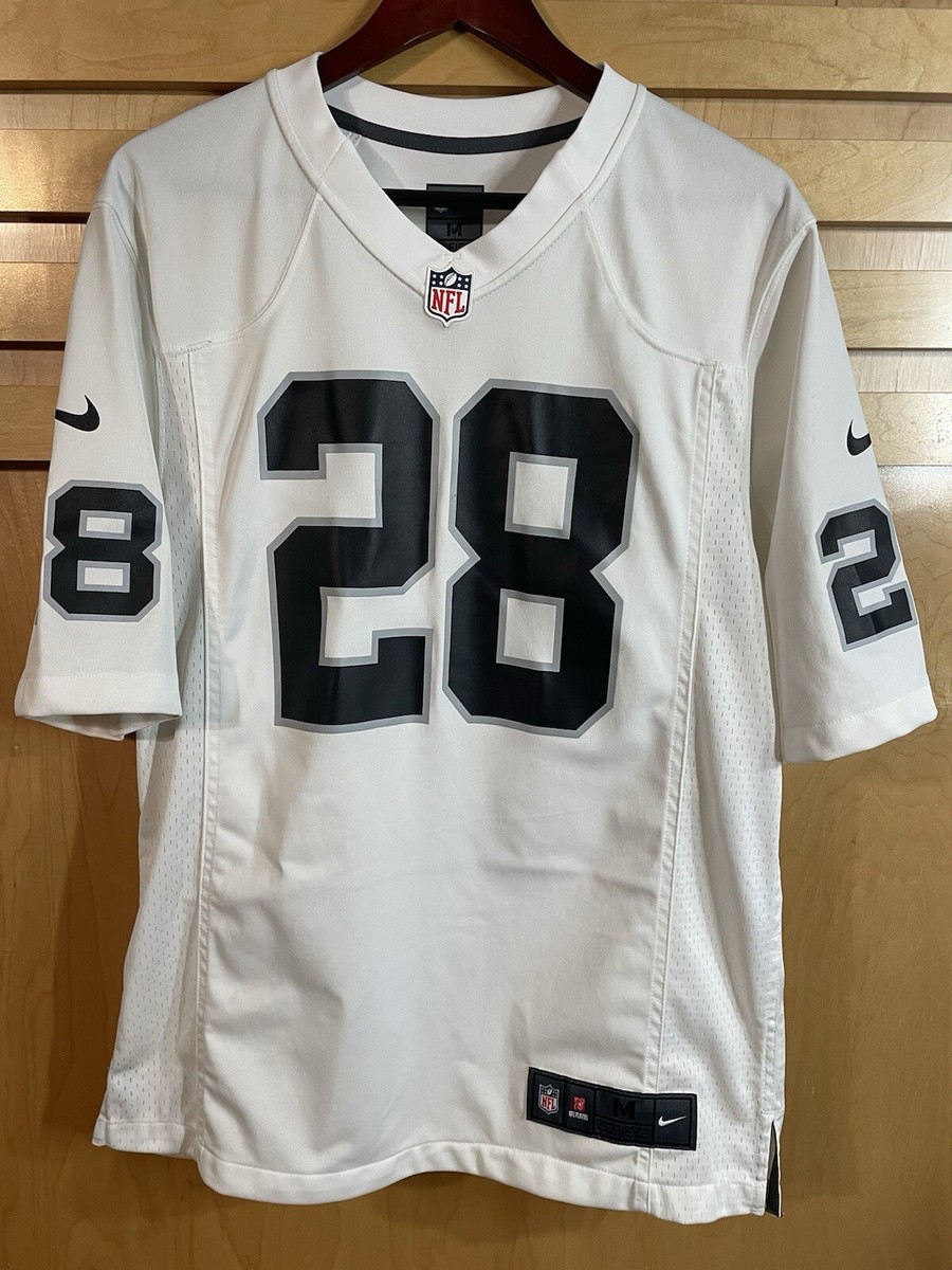 アメフト　レイダース　ジョシュジェイコブス　リミテッド　28番　白　XL アメフト レイダース ジョシュジェイコブス リミテッド 28番 白 XL