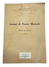 Lezioni di Teoria Musicale Poltronieri Nina Parte Seconda Libro Didattico Usato