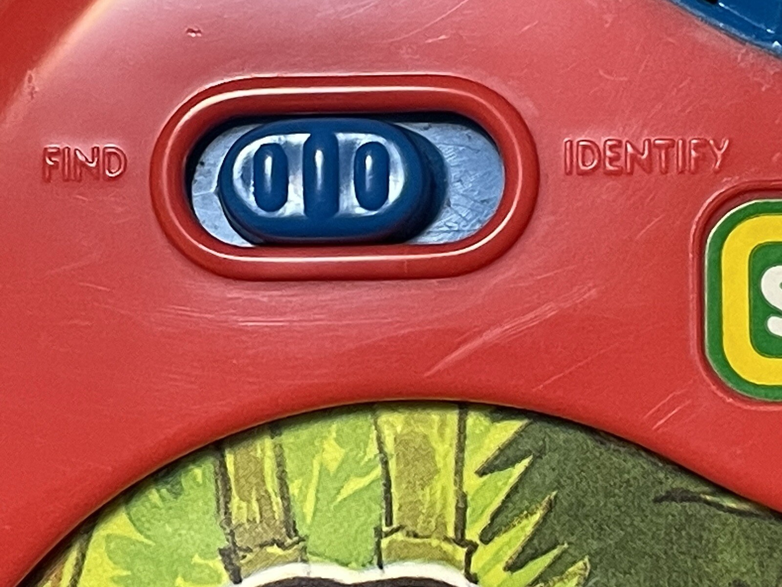 Sesame Street Safari Sounds Big Bird Electronic Preschool Toy 7" 1998 Red TYCO