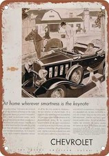 Metal Sign - 1932 Chevrolet Vintage Ad 04 - Old Retro Rusty Look Metal Sign - 1932 Chevrolet Vintage Ad 04 - Old Retro Rusty Look