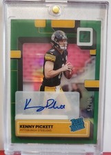Kenny Pickett 2022 Panini Clearly Donruss RATED ROOKIE Auto Autograph R/C #01/25