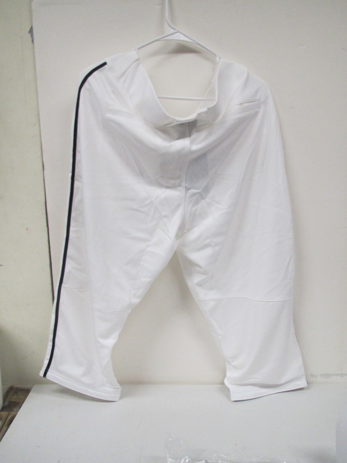 Nike Vapor Select Men's Baseball Pants White Black Piping BQ6437100 XL