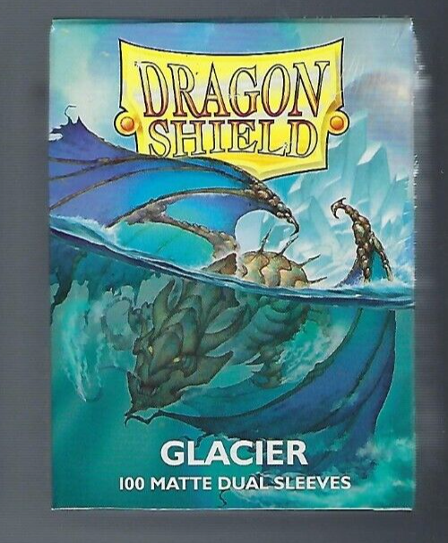 Dragon Shield Matte Glacier (100) Shield Sleeves Free Shipping | eBay