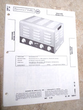 NEWCOMB E-50 TUBE AMPLIFIER - SCHEMATIC  PARTS ID - SAMS PHOTOFACT 394/12
