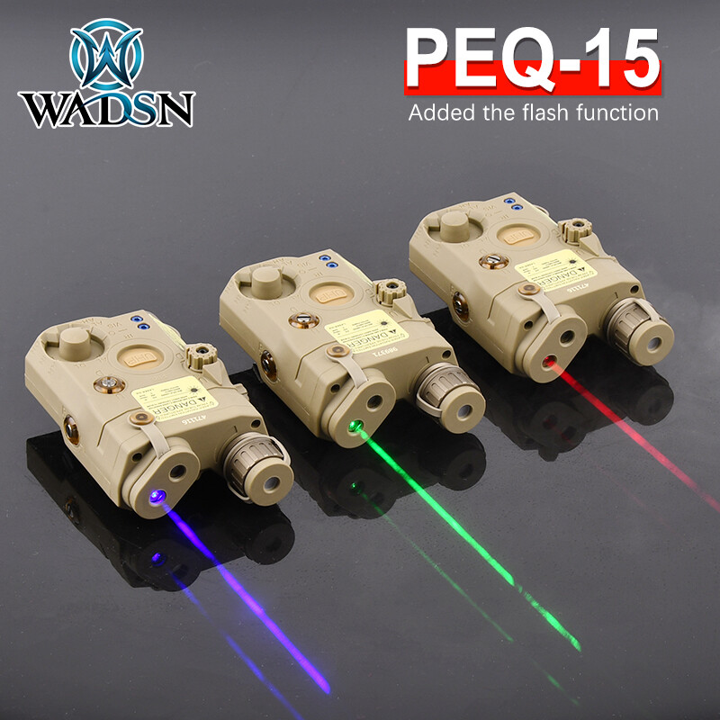 Wadsn Tactical Hunting PEQ UHP IR illuminator PEQ15 Green Red Dot IR Laser Light