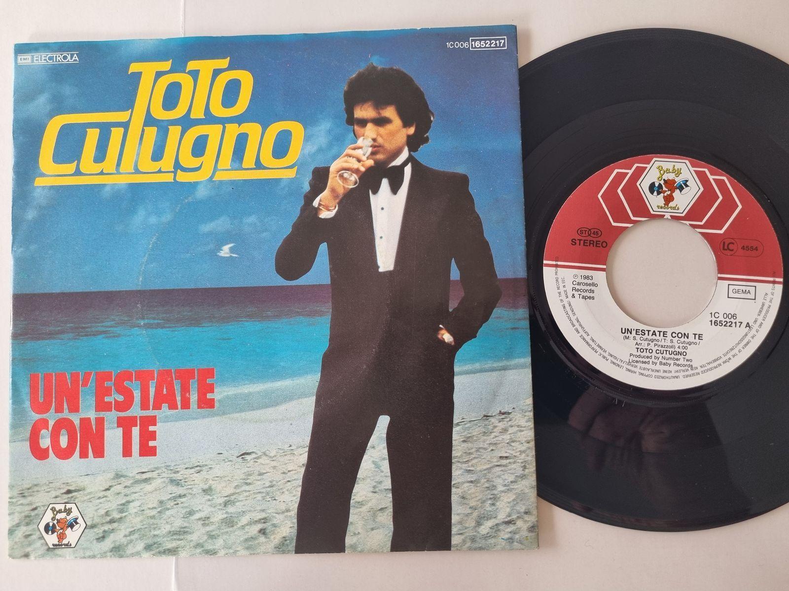 7"" Single Toto Cutugno - Un estate con te Vinyl Germany