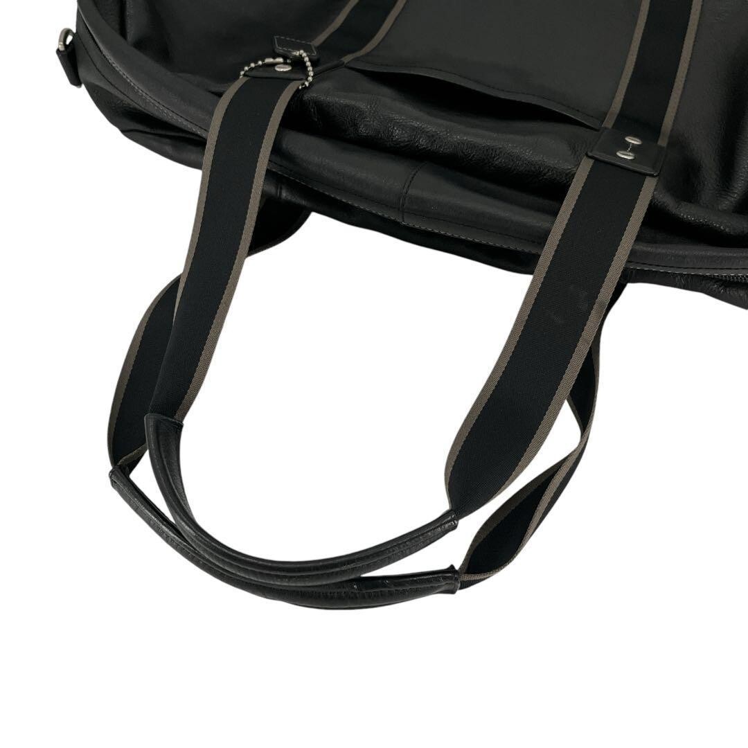 Coach 2way Boston bag, travel bag, Heritage Duffle, black Coach 2way Boston bag, travel bag, Heritage Duffle, black