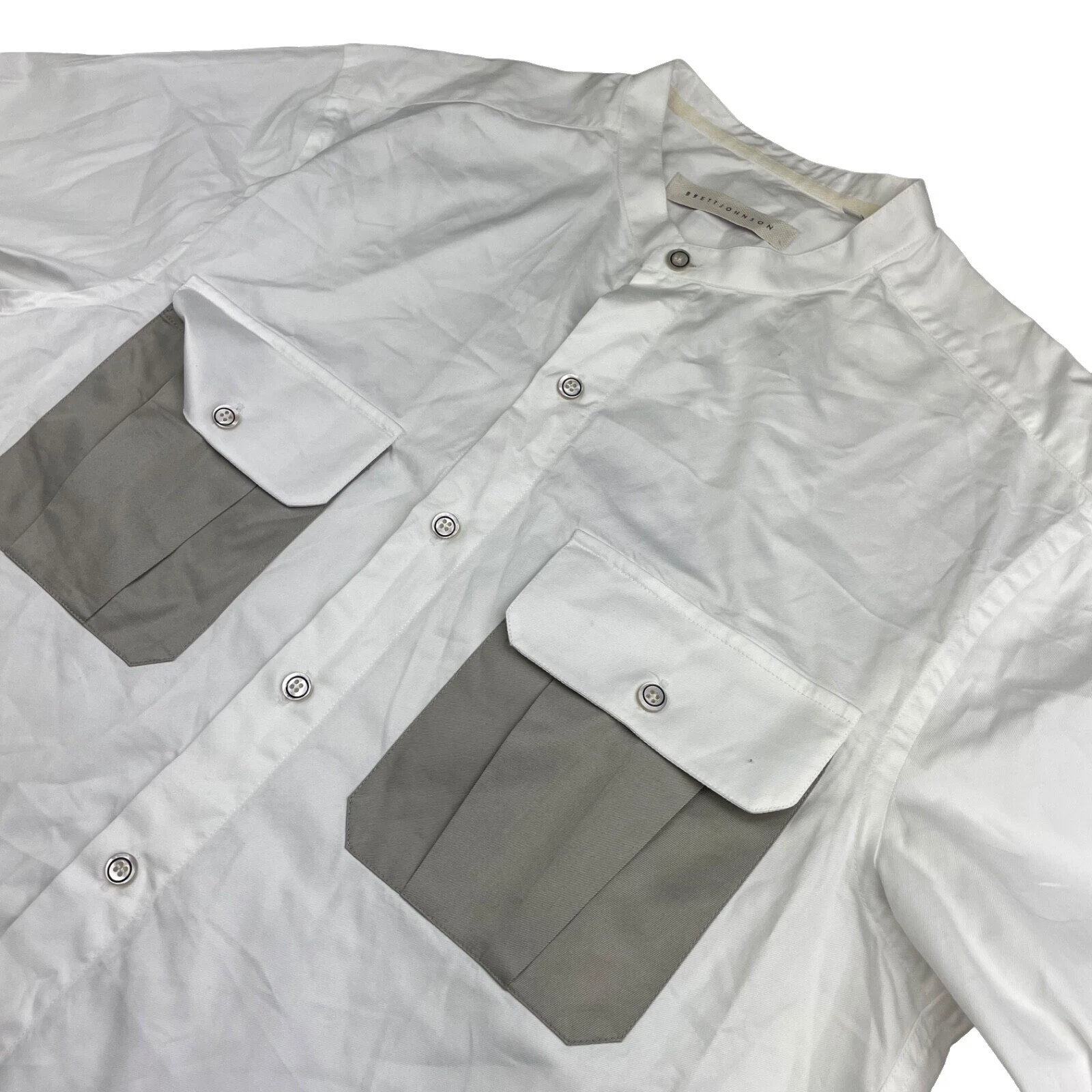 Johnson solid Informal Con Botones camisas para hombres