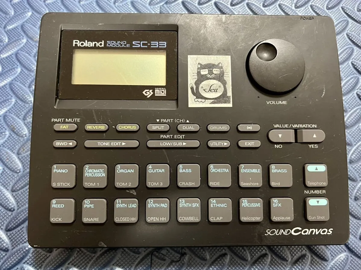 Roland SC-33 SoundCanvas MIDI Sound Module Used F/S